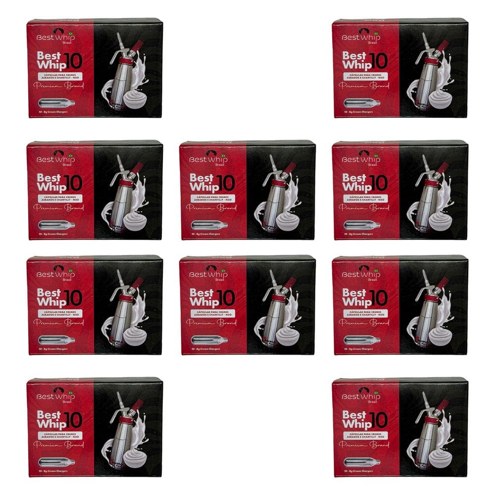 Cápsulas de Gás para Chantilly BestWhip para Sifão 100un