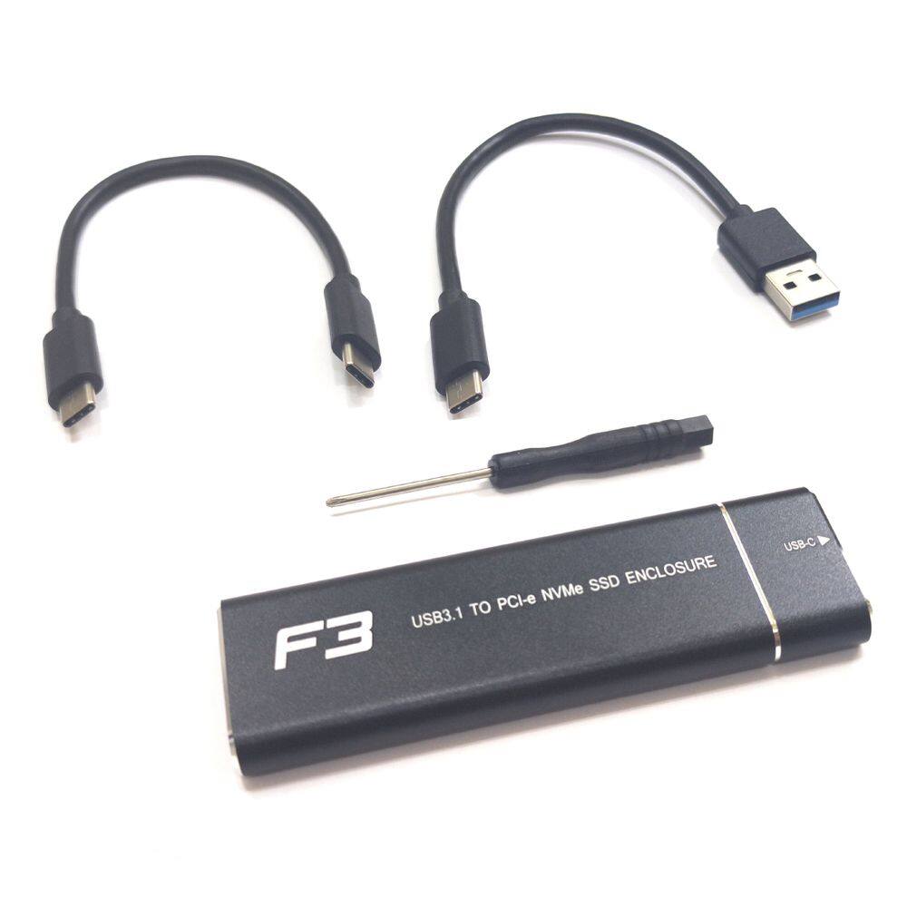 Case Ssd M.2 Nvme E Sata Para Usb 3.1 E Type-c Premium+ 1447