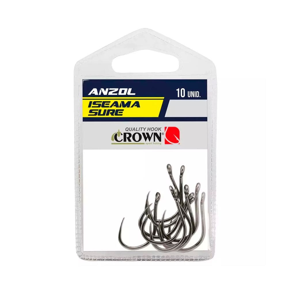 Anzol Crown Iseama Sure Black Ideal Para Pesqueiros nº 8 - 10 Unidades