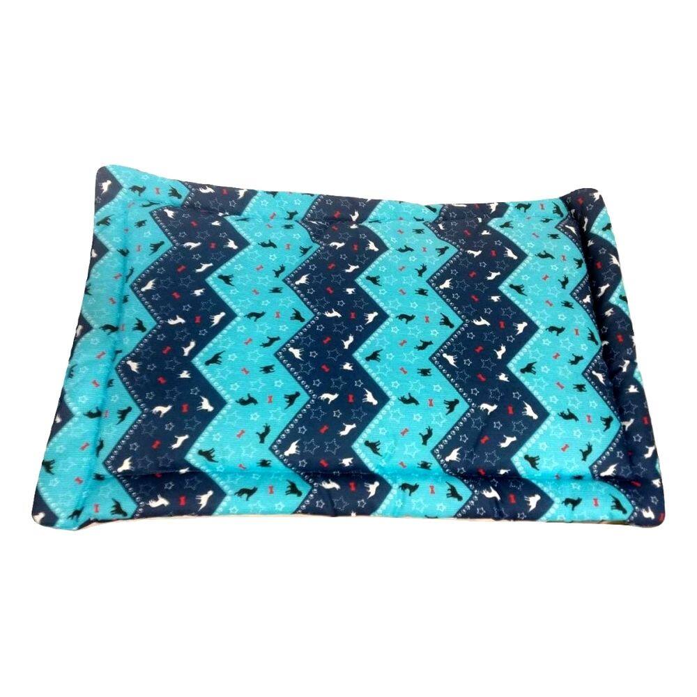 Colchonete Pet Camas Cachorros e gatos cor azul tamanho M