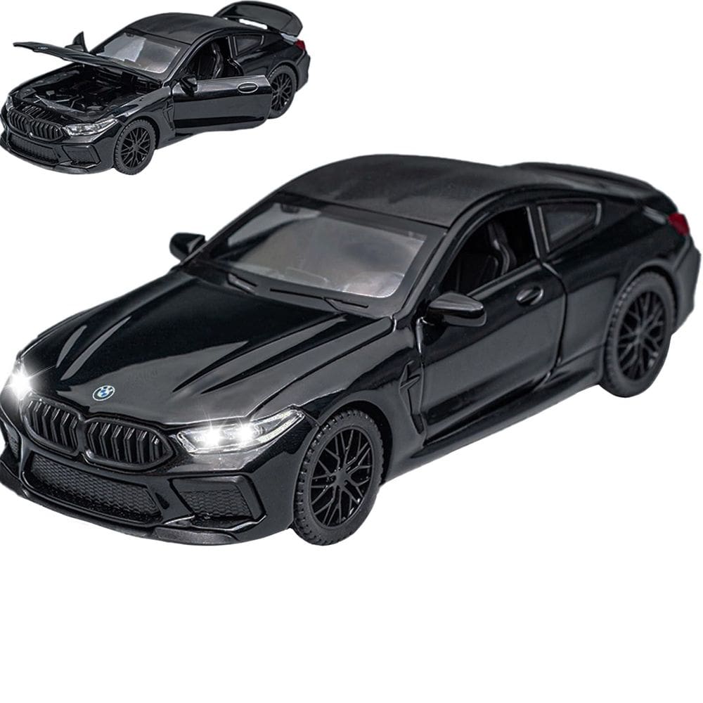 Carro de brinquedo ERBADIHAGO BMW M8 1/32 Metal com luz e som há mais de 3 anos
