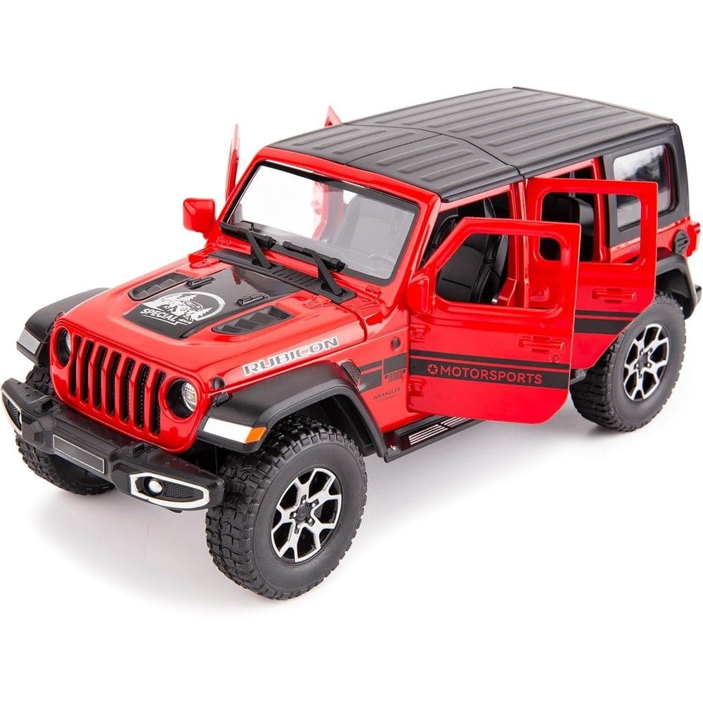 Carro de brinquedo Diecast BDTCTK Off-Road de 7 portas para Wrangler 1/22 Sca