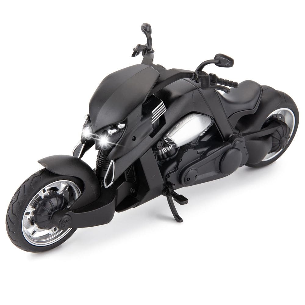 Carro de brinquedo para motocicleta BDTCTK 1:12 Scale Travertson V-rex Black