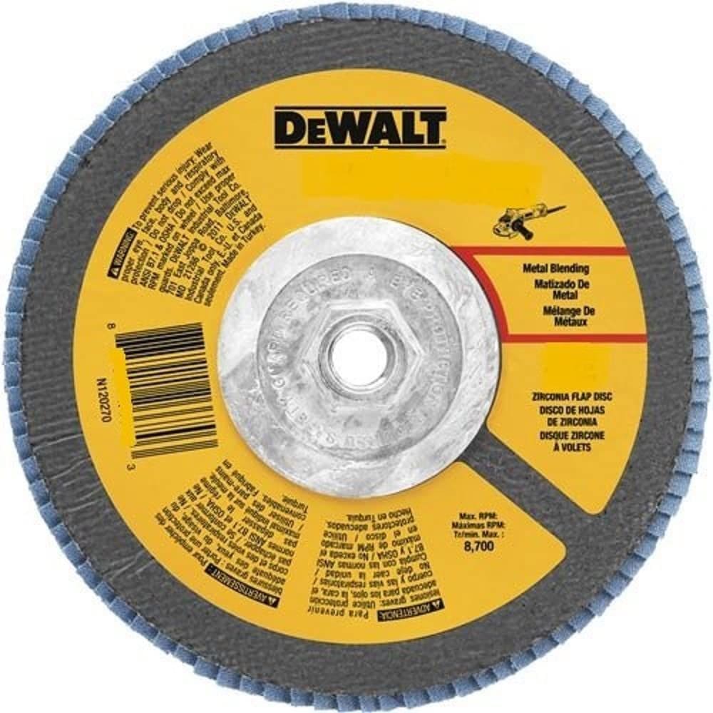 Disco de aba DEWALT DWA8208H 80 Grit Zirconia T29 11 cm x 16 cm