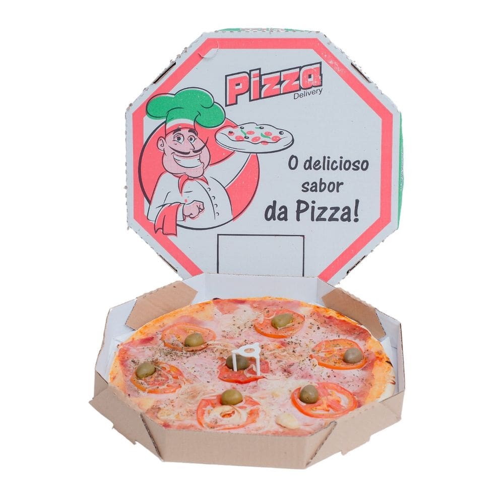 Kit C/ 4 Pcts. De Emb. Oitav P/ Pizza N 35 C/ 25 Un Timbrada