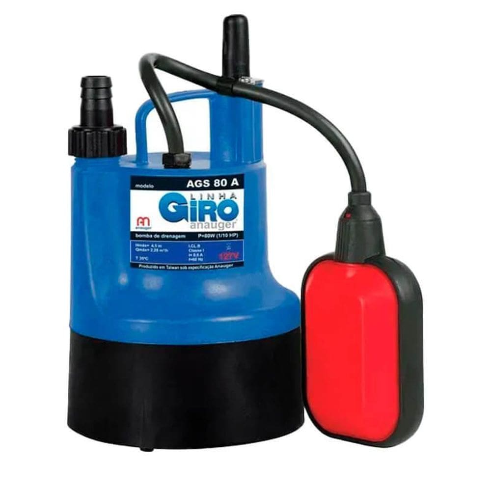 Bomba De Drenagem Giro Ags 80A 127V Anauger