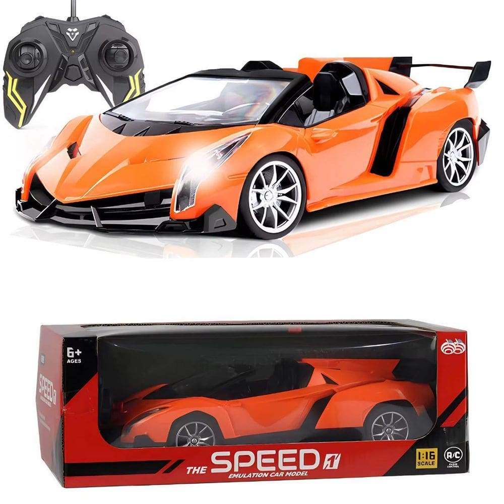 Carrinho Controle Remoto Carro Grande Brinquedo Escala 1:16