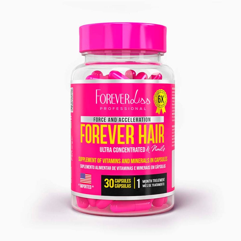 Forever Hair Crescimento Acelerado 30 Caps Forever Liss