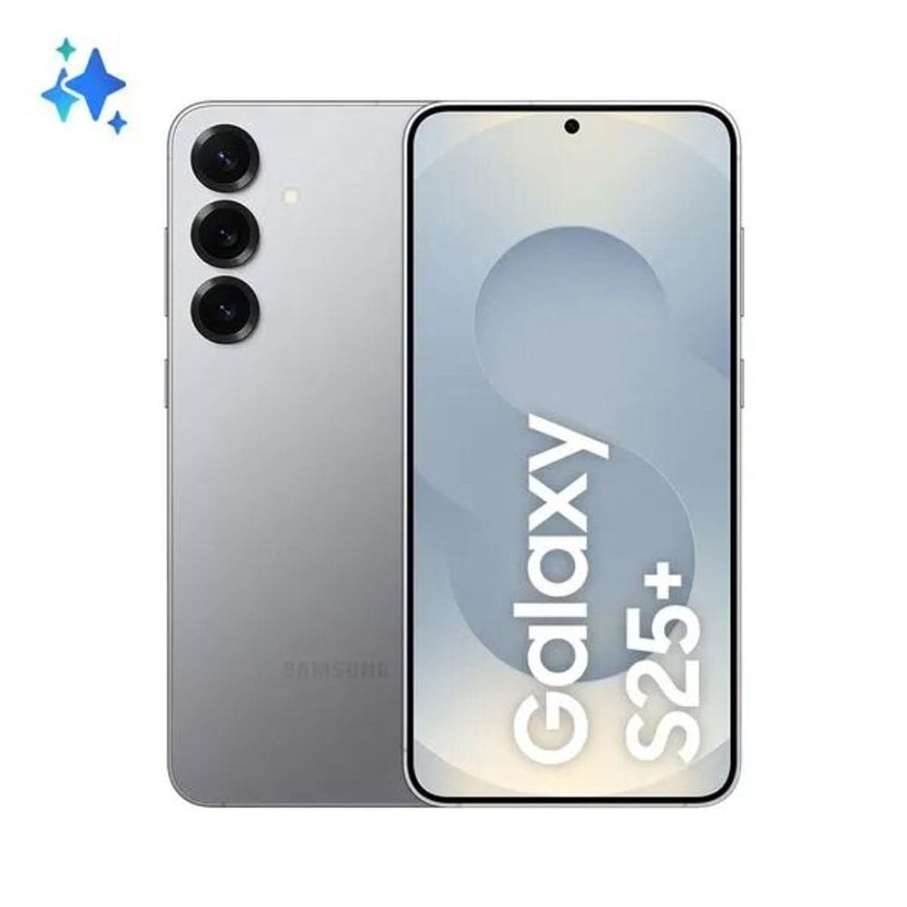 Smartphone Samsung Galaxy S25 Plus 512GB 5G - Prata, Galaxy AI, Câmera Tripla 50MP + Selfie 12MP, RAM 12GB, Tela 6.7\"