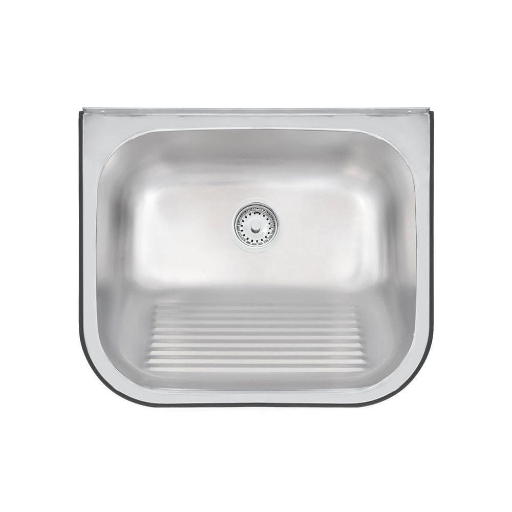 Tanque De Parede Tramontina Hera Wall 34 L Em Aço Inox Acetinado 50x40 Cm