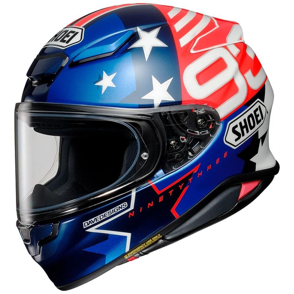 Capacete Shoei NXR2 Marquez American Spirit TC-10