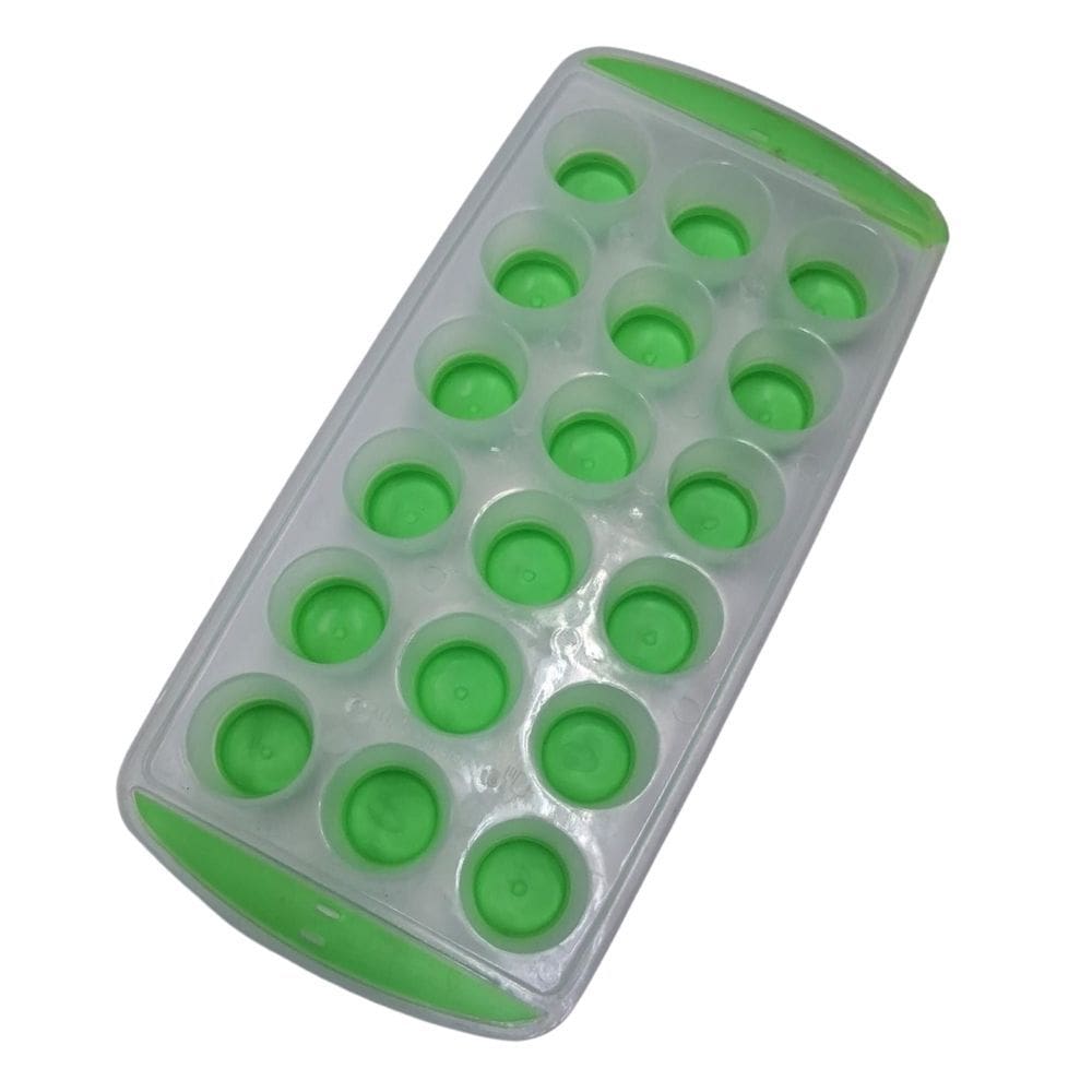 Forma de Gelo Redonda Verde Fundo Silicone