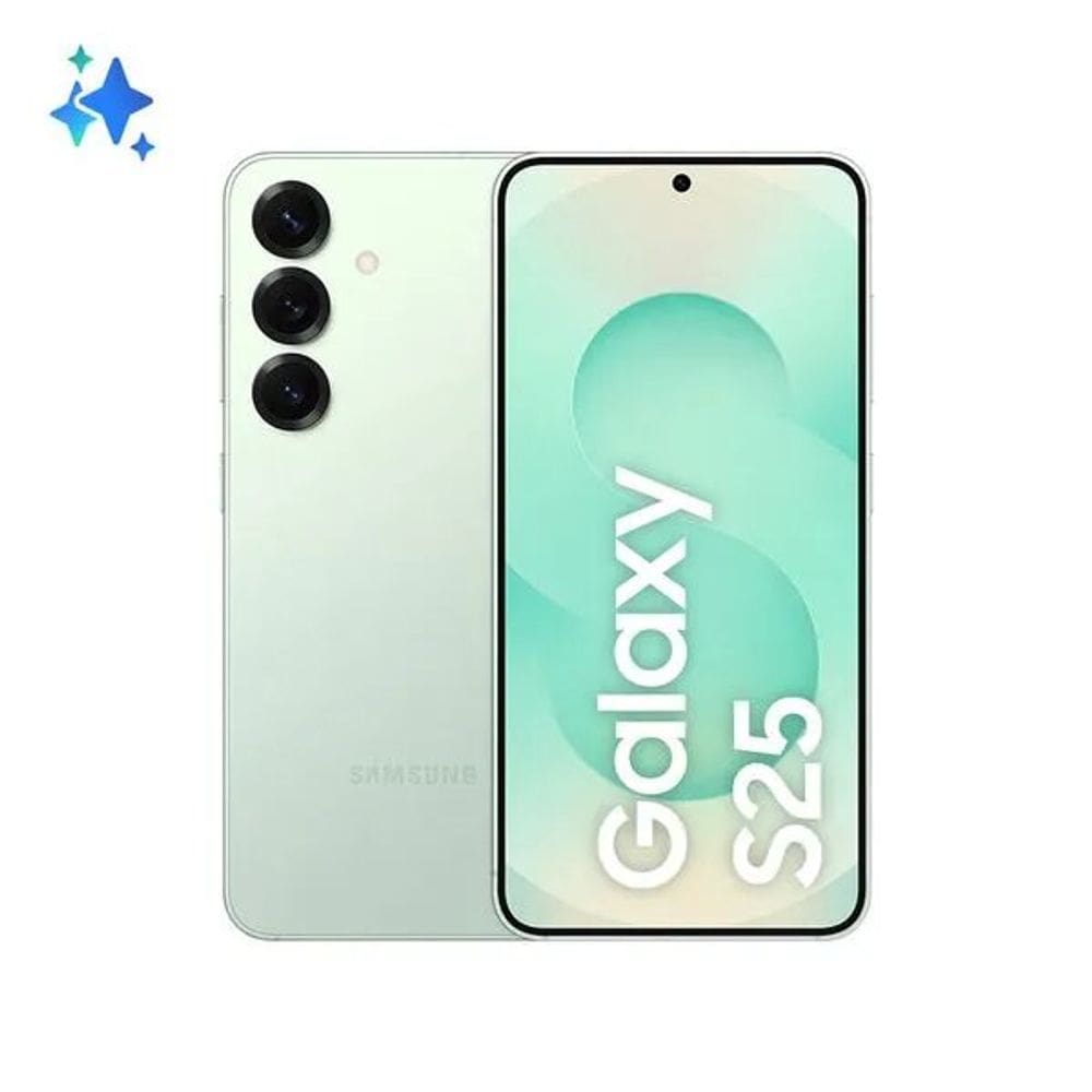 Smartphone Samsung Galaxy S25 256GB 5G - Verde, Galaxy AI, Câmera Tripla 50MP + Selfie 12MP, RAM 12GB, Tela 6.2"