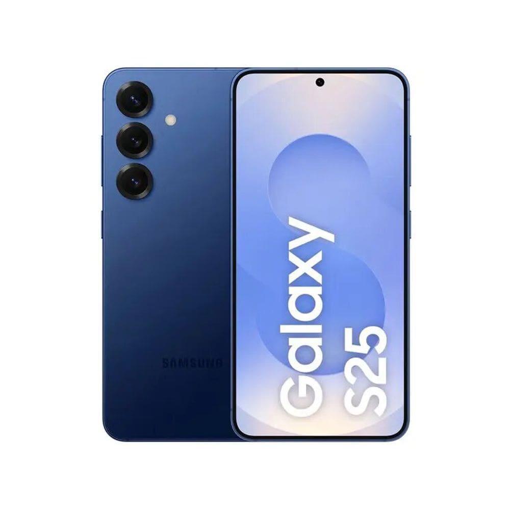 Smartphone Samsung Galaxy S25 256GB 5G - Azul Marinho, Galaxy AI, Câmera Tripla 50MP + Selfie 12MP, RAM 12GB, Tela 6.2"