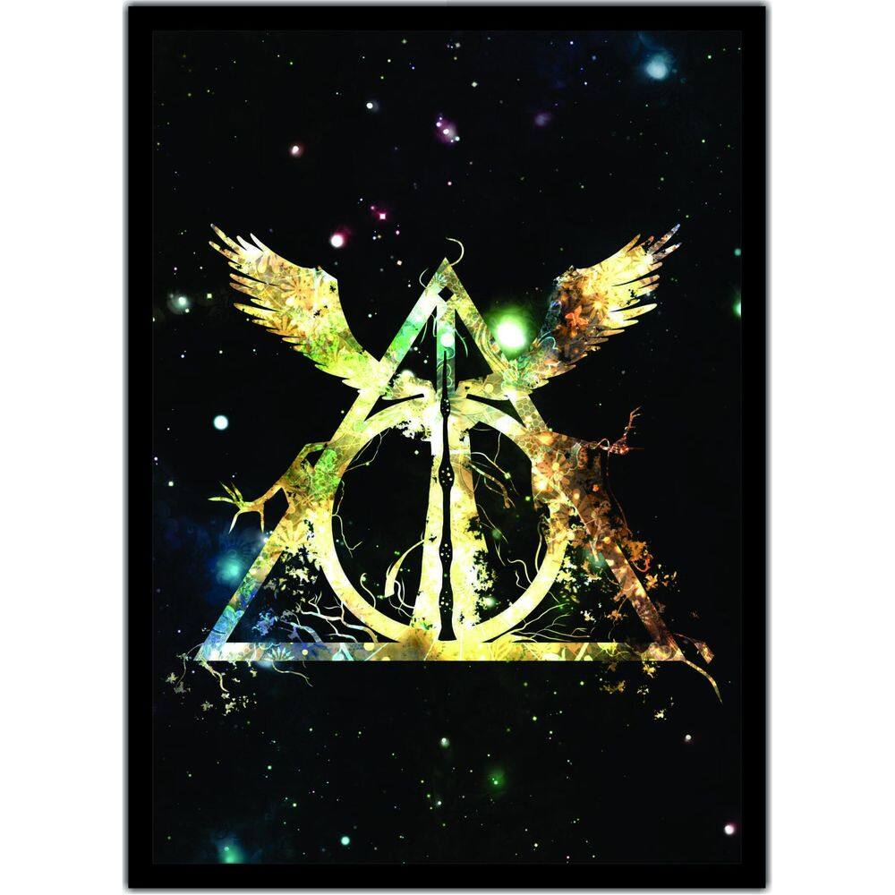 Quadro Decorativo Harry Potter Cinema Filmes Geek Moldura G1
