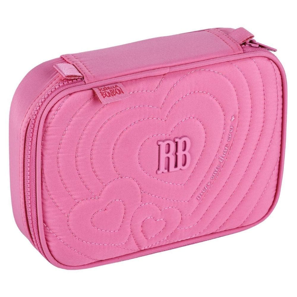 Estojo Box Rebecca Bonbon Escolar Juvenil Meninas - Rosa