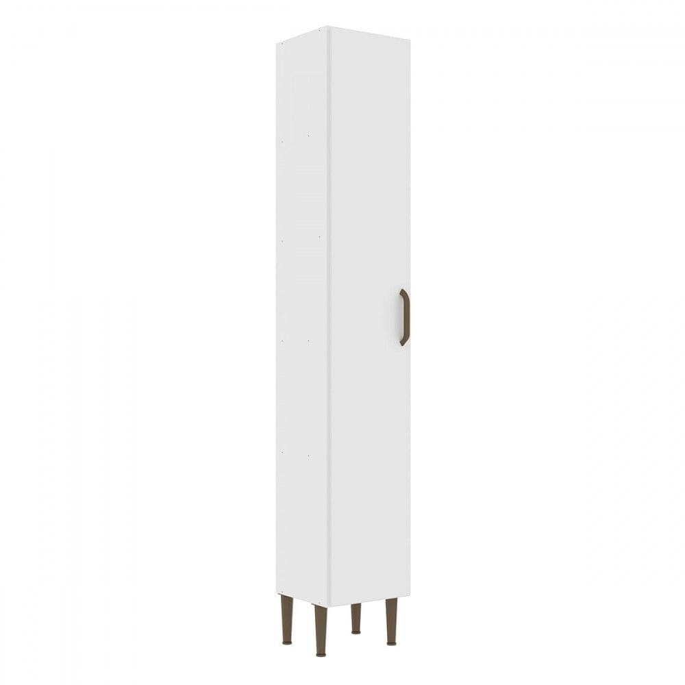 Paneleiro 1 Porta 4 Prateleiras Co6101 Branco - Decibal