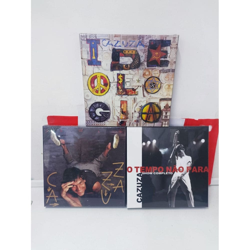 CD Cazuza - Ideologia / Só Se For a Dois / O Te( 3 Fan Box )