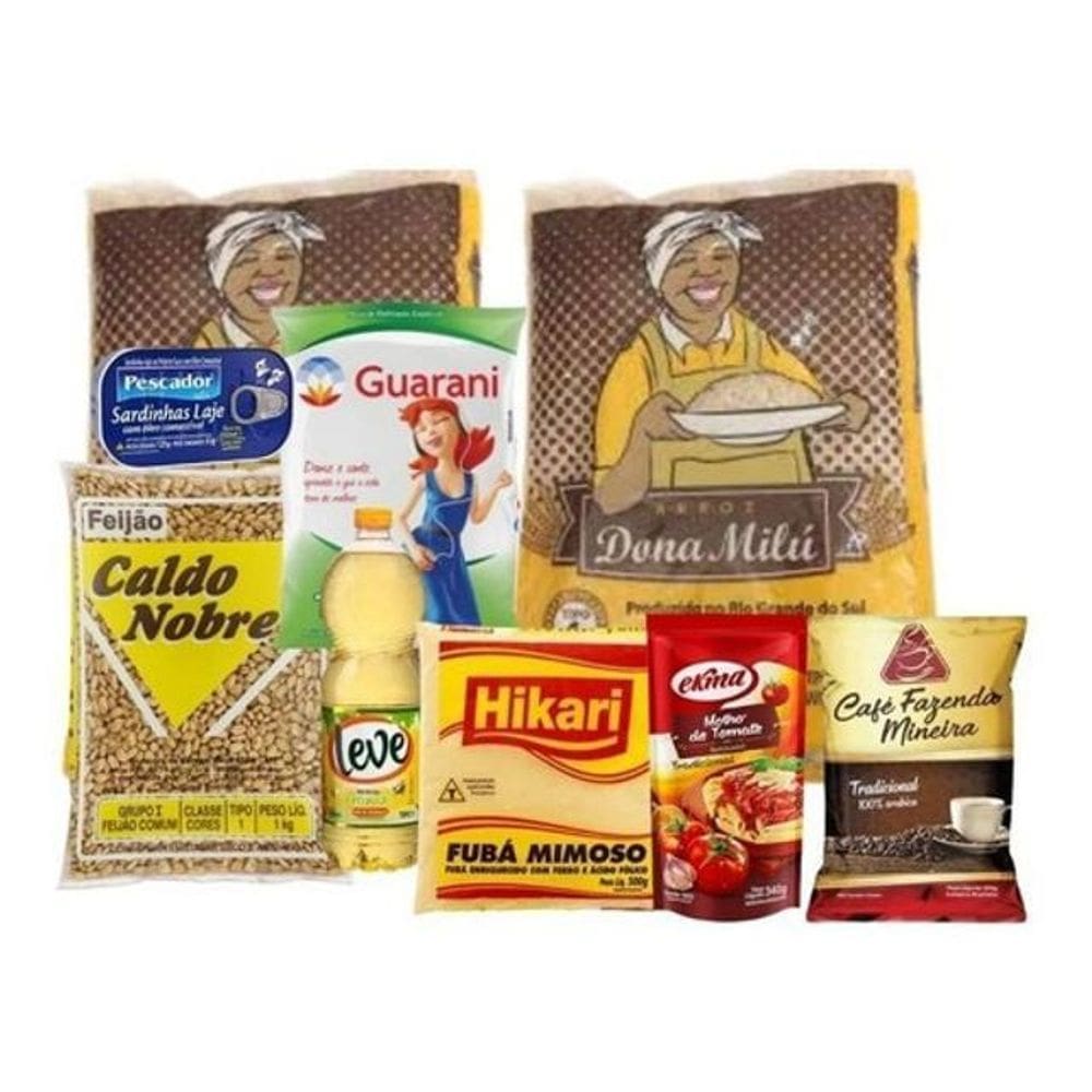 Cesta Básica De Alimentos 11 Itens Alimentos Essencial