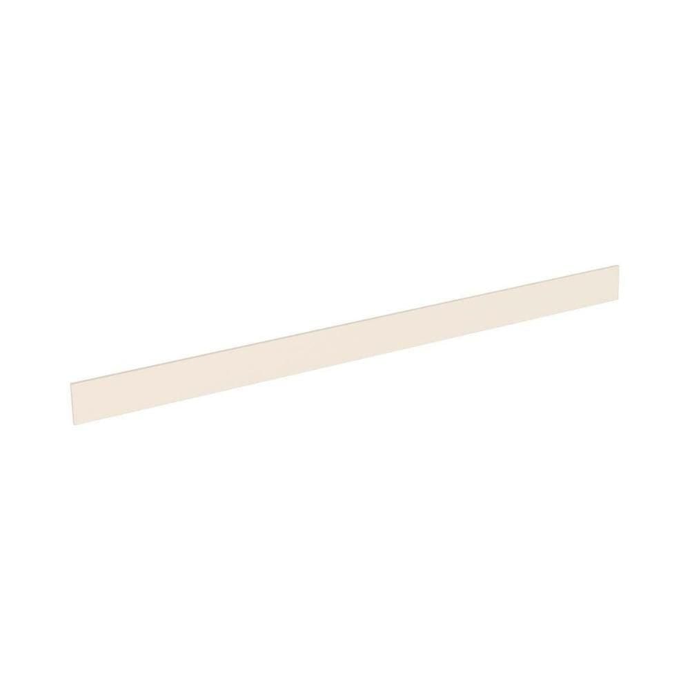 Fechamento De Cozinha Modulado Painel De Edição Para Rodapé Connect 220x14x105cm Off White