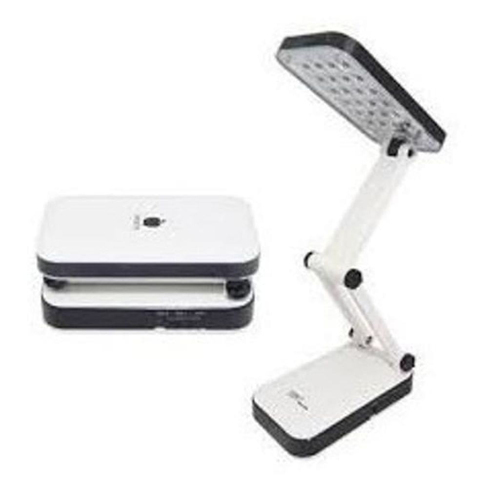 Luminária Abajur De Mesa 24 Leds - Dobrável - Recarregavel