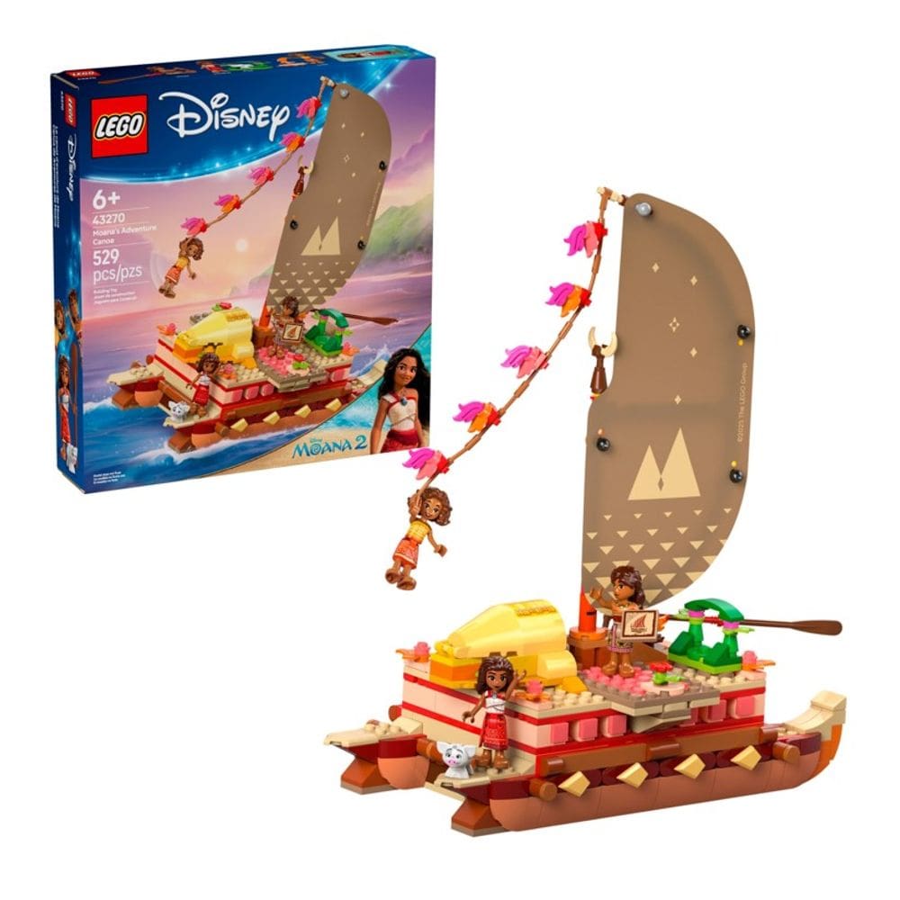 Lego Disney Canoa de aventura da Moana 43270