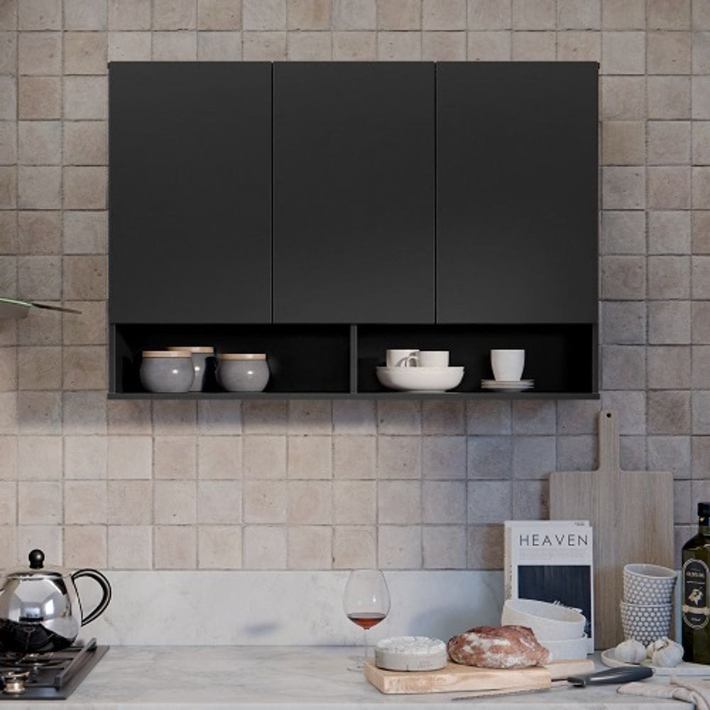 Armário Milão Preto – EJ Móveis