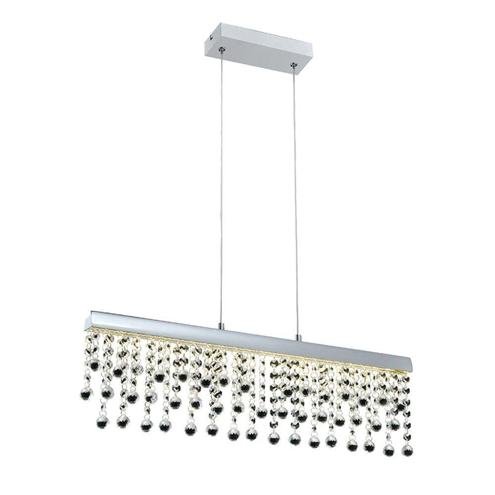Lustre Pendente Quality Munique 1277 Led Bivolt Cromado