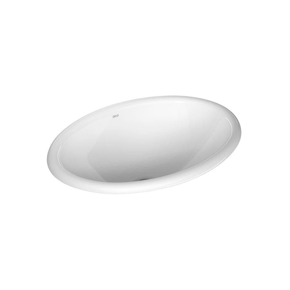 Cuba De Sobrepor Deca 44x31 L.65.17 Oval Branco Gelo