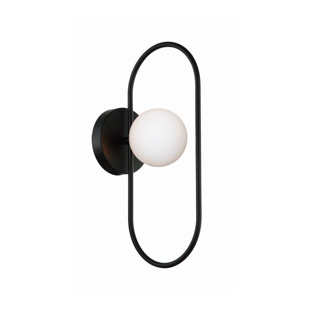 Arandela Quality Cadre 1332 G9 Bivolt Preto Branco