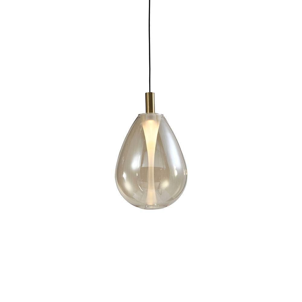 Lustre Pendente Skylight Thunder 4042 M Led Bivolt Bronze-conhaque