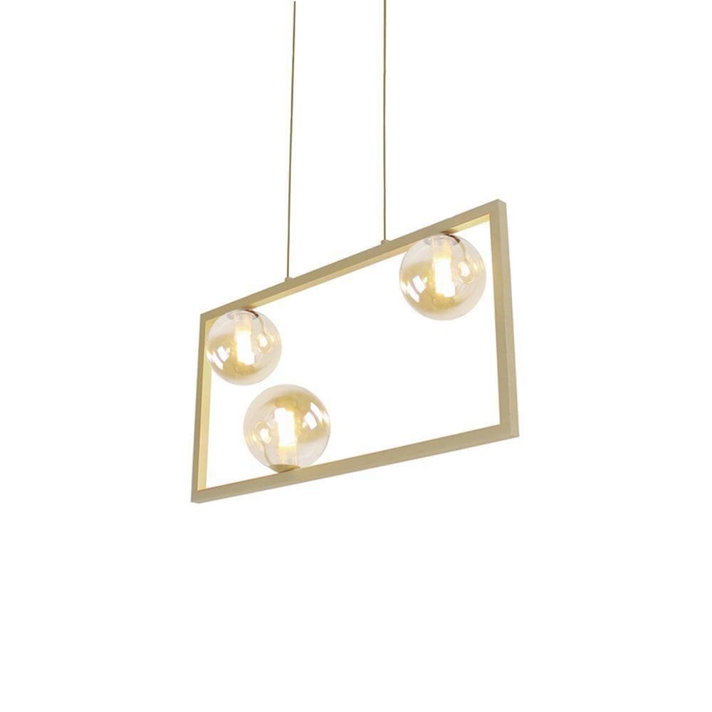 Lustre Pendente Quality Orbit Ii 1556 Dourado G9 Bivolt