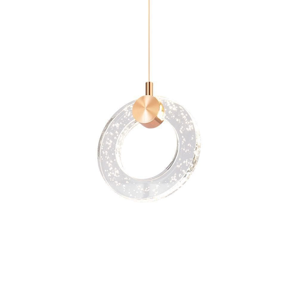 Lustre Pendente Nitrolux Ntl-007 Rose Gold Led Bivolt