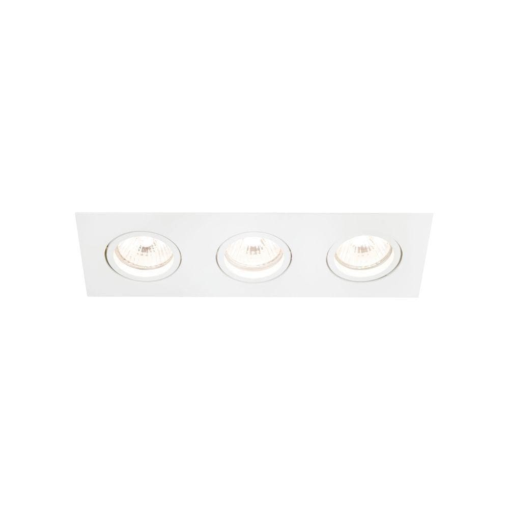 Spot De Embutir Newline Lisse Ii Para 3 Lâmpadas Ar70 Gu10 Bivolt Branco