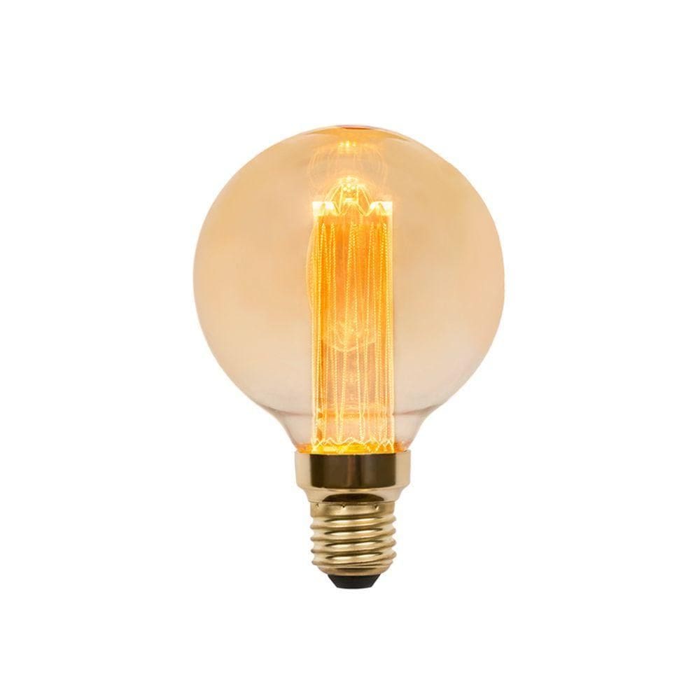 Lâmpada Led Nordecor Filamento G80 Guide 3w E27 Bivolt-