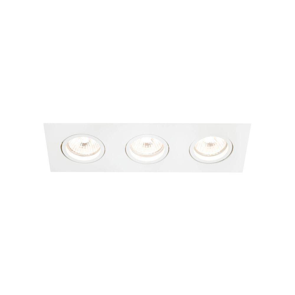 Spot De Embutir Newline Lisse Ii Para 3 Lâmpadas Par 20 E27 Bivolt Branco