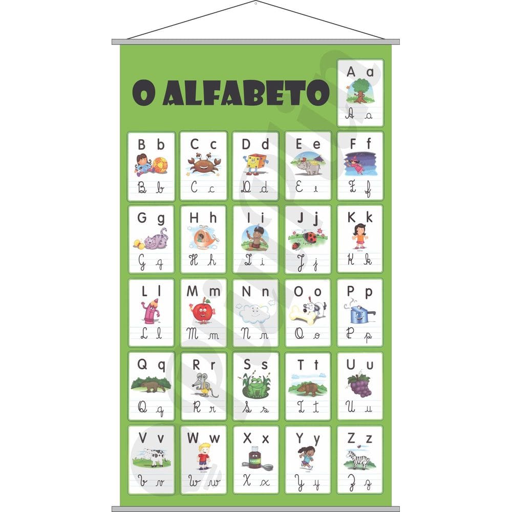 Banner O Alfabeto Pedagógico Escolar 50x80