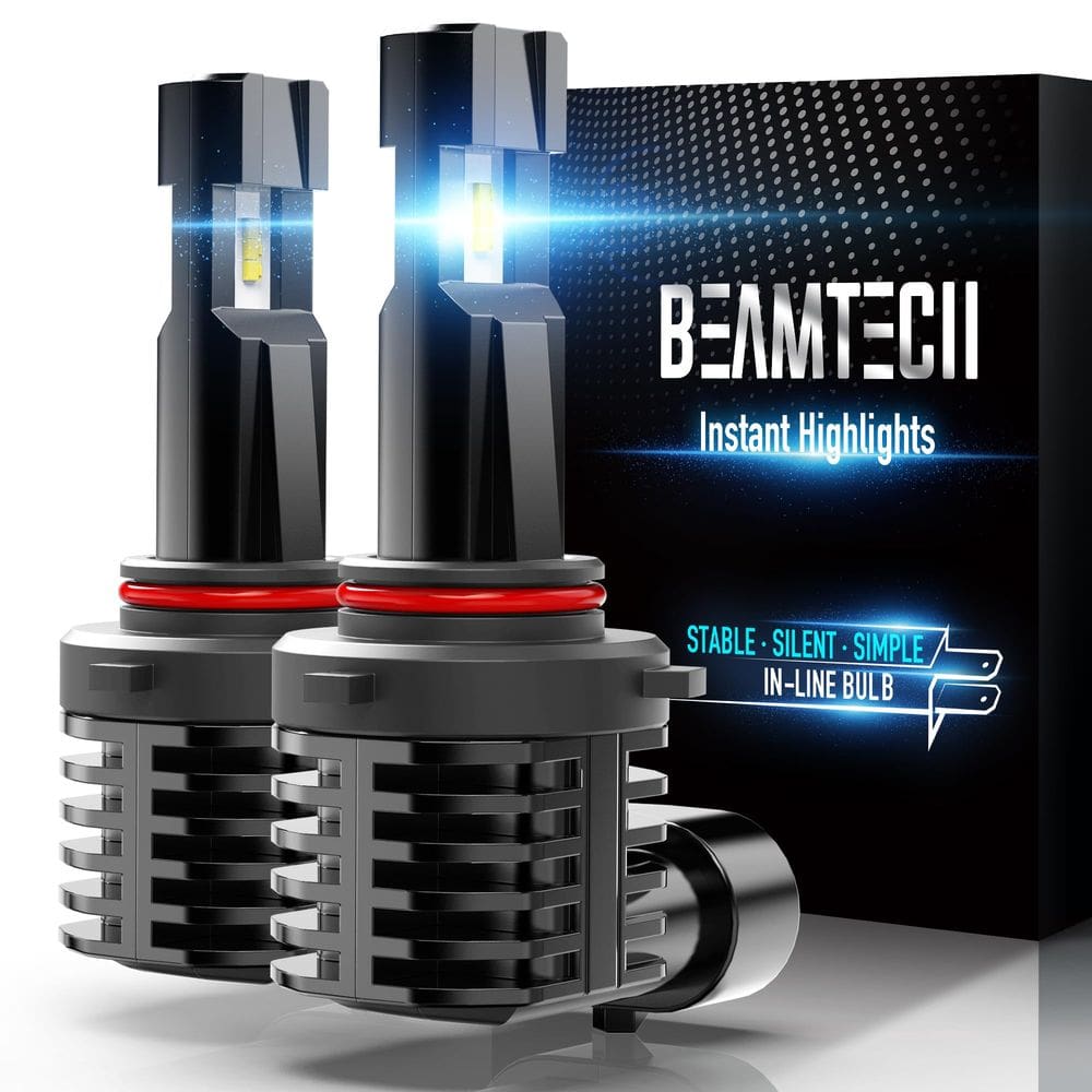 Lâmpadas de neblina BEAMTECH 9012 HIR2 6500K Xenon White (pacote com 2)
