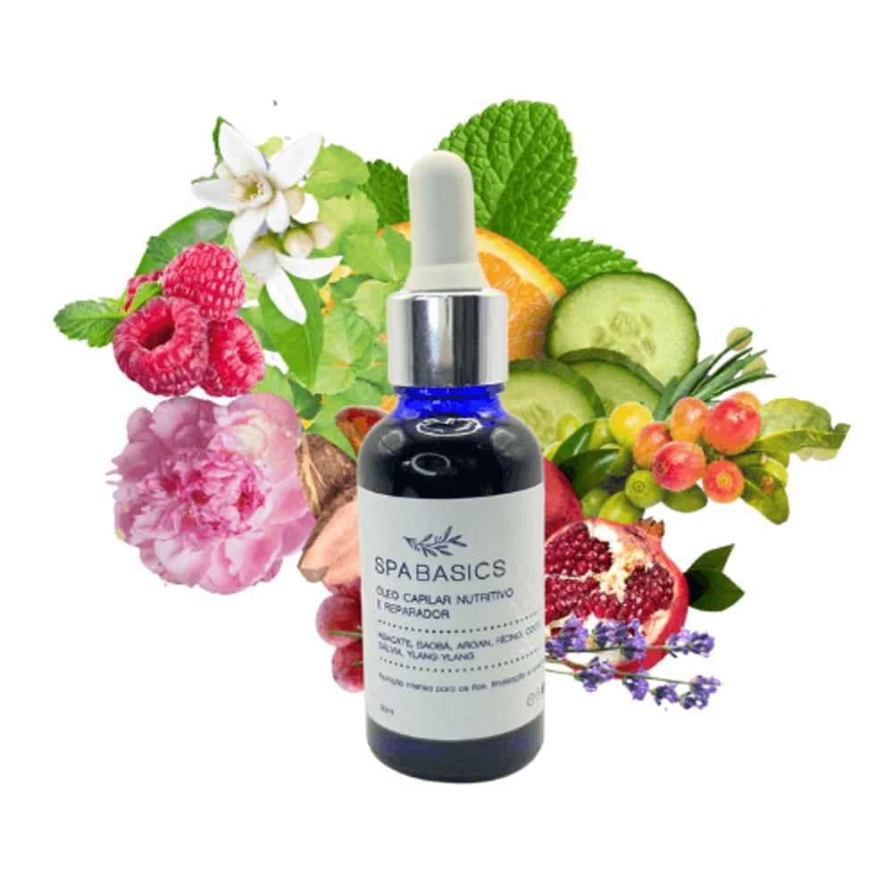 Óleo Capilar Nutritivo e Reparador 30ml By Samia