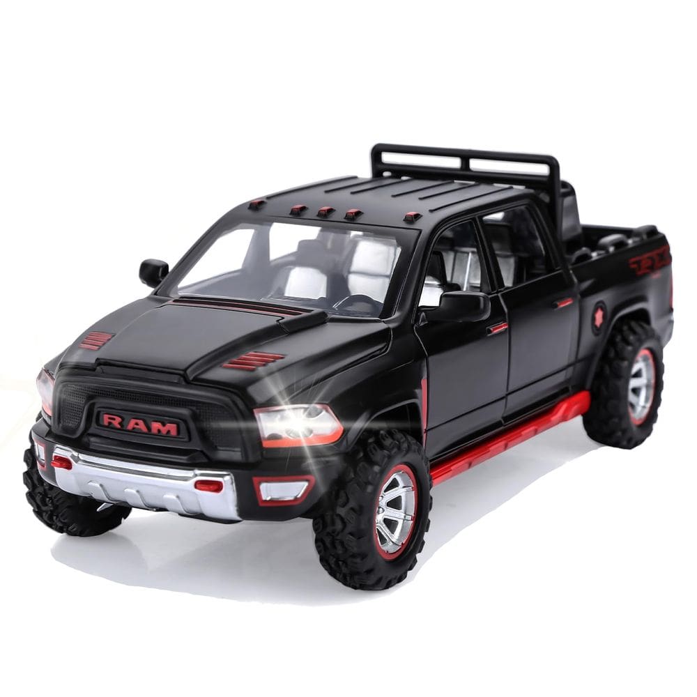 Caminhão de brinquedo SASBSC RAM 1500 de metal fundido sob pressão com luz e som 3+ Y