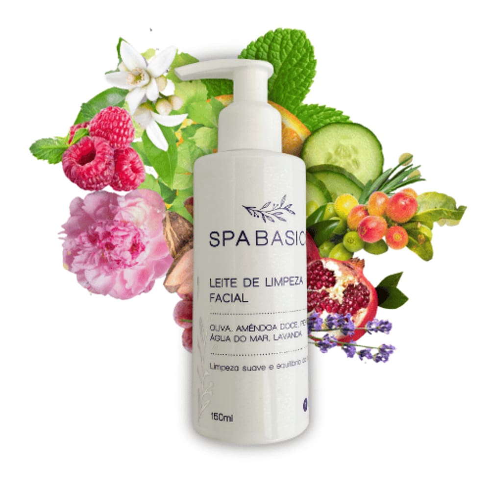 Leite de Limpeza Facial Spa Basics 150ml By Samia