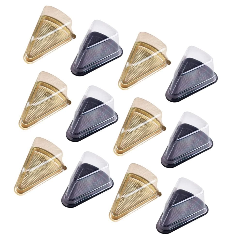 Caixas para fatias de bolo FELTECHELECTR Mousse de queijo triangular x40