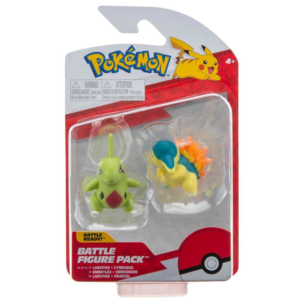 Boneco - Cyndaquil e Lavitar - Pokemon Battle - 2601 SUNNY BRINQUEDOS