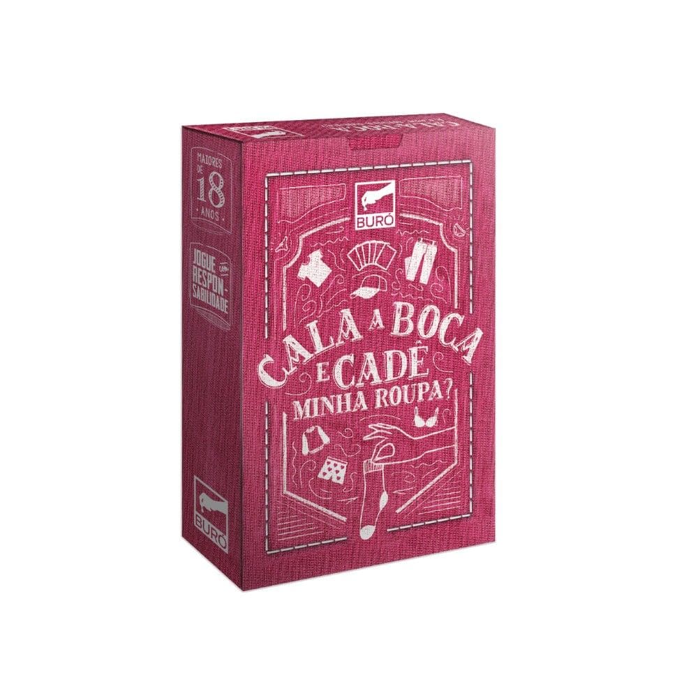 Cala a Boca e Cadê Minha Roupa? Jogo de Cartas Buro