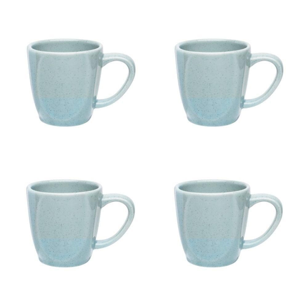 Conjunto De Canecas 04 Peças Ryo Blue Bay 260 Ml Oxford