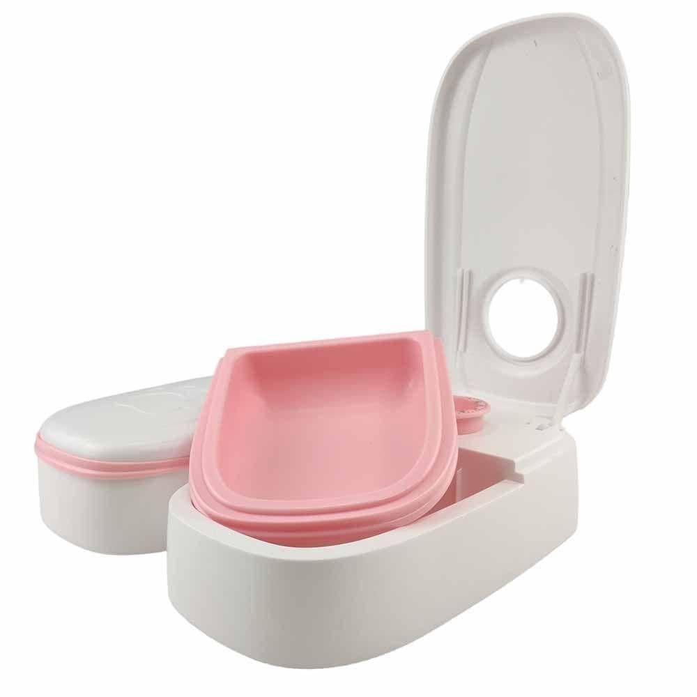 Alimentador Comedouro Bebedouro Temporizador Duplo Agua Raçao 2 Em 1 Cachorro Gato Bichos