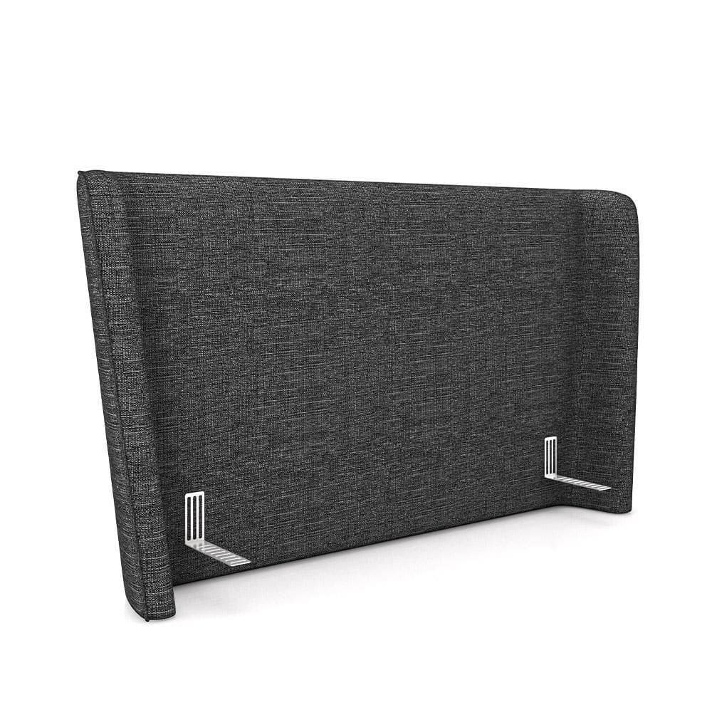 Cabeceira Design Para Cama King Torres Pés Em Madeira Linho Produto G91 - Gran Belo