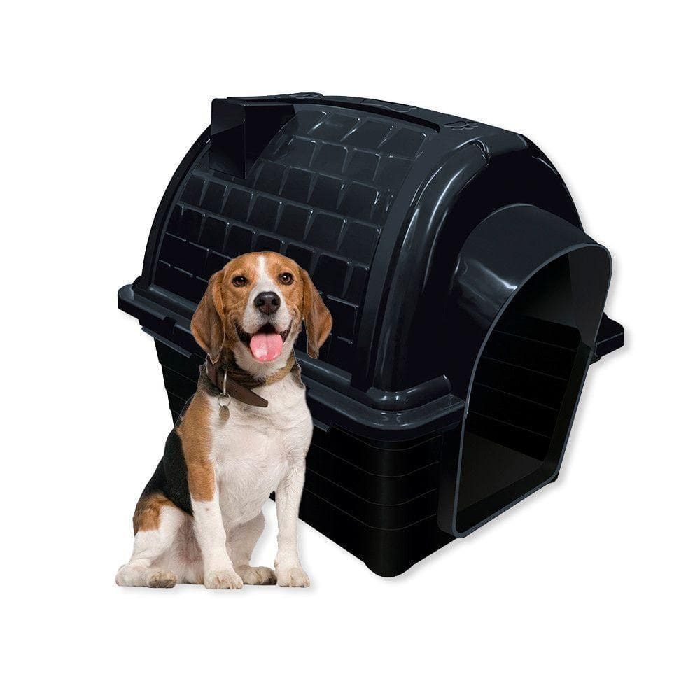 Casinha Pet Preta N4 Proteção Para Seu Cãozinho Resistente
