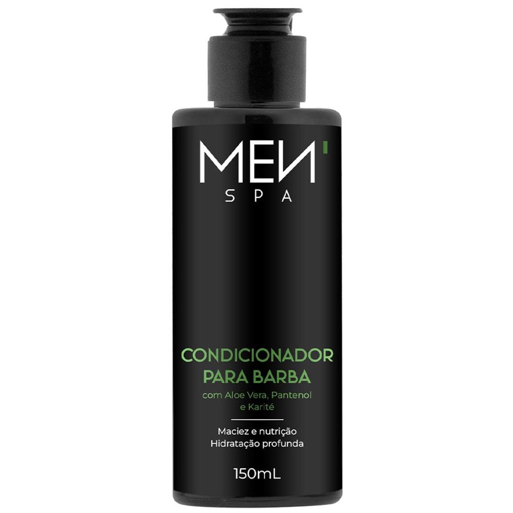 Condicionador Para Barba com Aloe Vera e Pantenol - Maciez e Hidratação 150mL Menspa