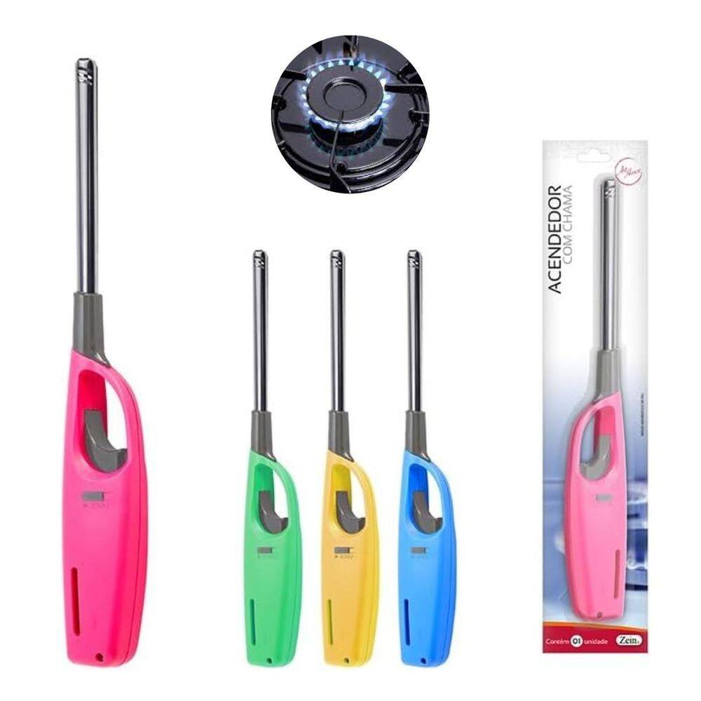 Isqueiro Acendedor Fogão Lareira Multiuso Resistente